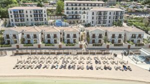 HUMA Kotor Bay Hotel and Villas - Dron view from sea